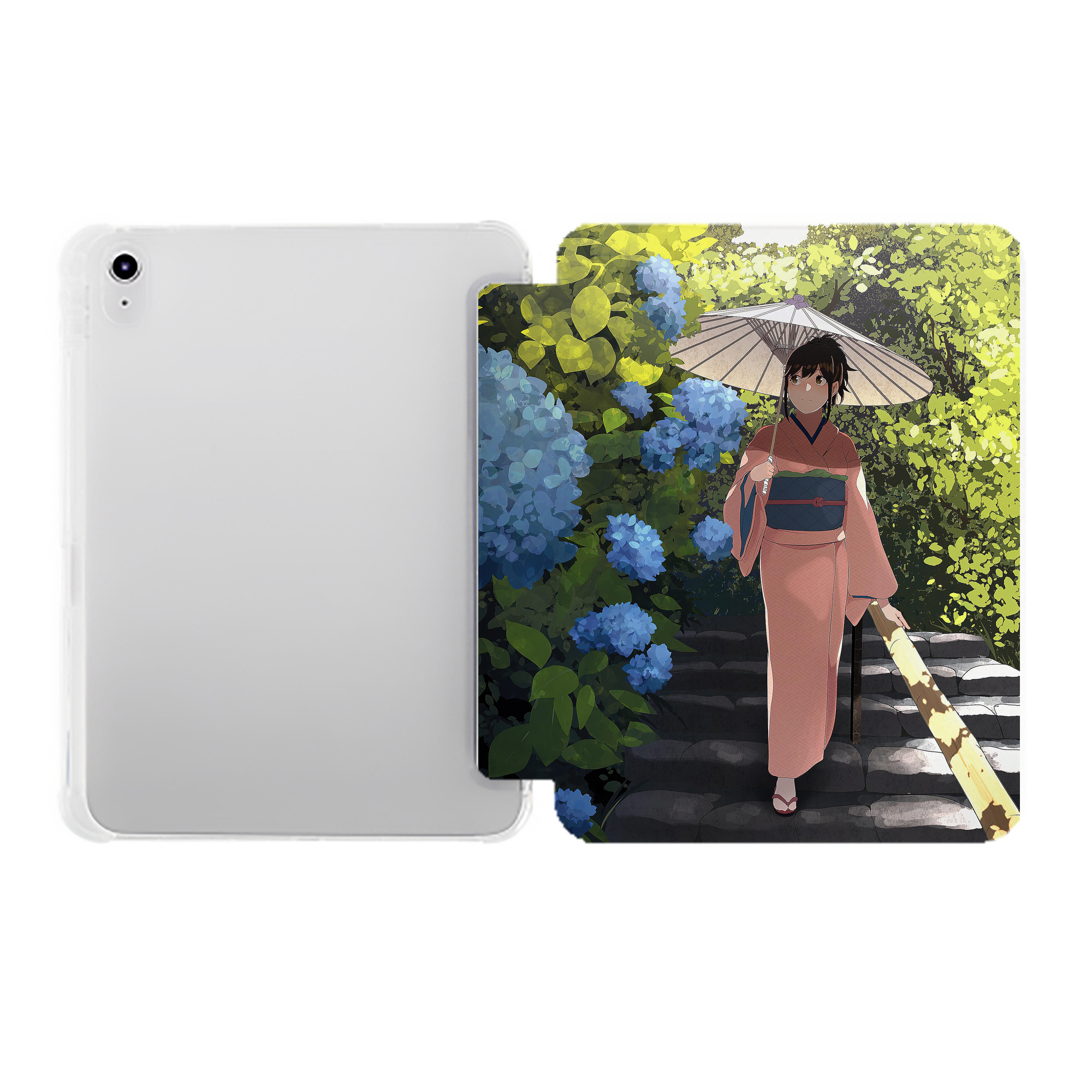 （画像用） ぎんたま 坂田銀時（さかたぎんとき） 神楽 志村新八（しむら しんぱち） GINTAMA Sakata Gintoki Kagura Shimura Shinpachi IPad ケース ペン収納付き 三つ折りスタンド PUレザー×シリコン 対応機種9.5/10.5/10.9インチ